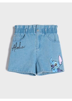 Sinsay - Szorty jeansowe Stitch - niebieski ze sklepu Sinsay w kategorii Spodenki dziewczęce - zdjęcie 178243251