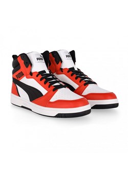 Męskie sneakersy Puma Rebound v6 - czerwone ze sklepu Sportstylestory.com w kategorii Trampki męskie - zdjęcie 178243600