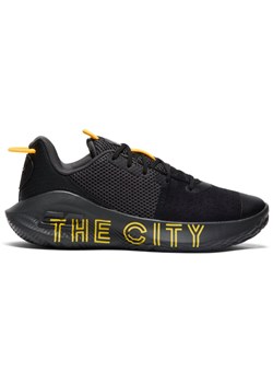 Buty do koszykówki uniseks Under Armour Curry 6 FloTro „The City”- czarne ze sklepu Sportstylestory.com w kategorii Buty sportowe męskie - zdjęcie 178243670