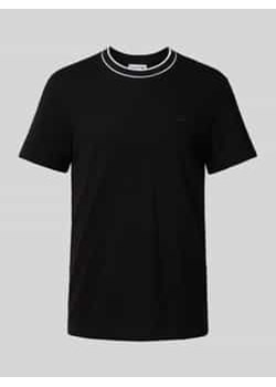 T-shirt z wyhaftowanym logo ze sklepu Peek&Cloppenburg  w kategorii T-shirty męskie - zdjęcie 178244400