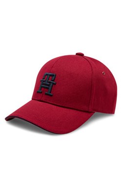 Tommy Hilfiger Czapka z daszkiem Imd Cotton 6 Panel Cap AM0AM12541 Czerwony ze sklepu MODIVO w kategorii Czapki z daszkiem męskie - zdjęcie 178251284