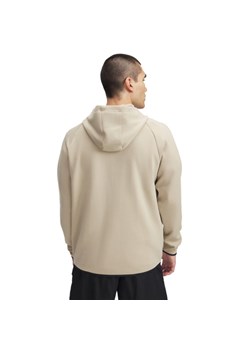 Męska bluza treningowa nierozpinana z kapturem Under Armour UA Unstoppable Flc Hd Eu - beżowa ze sklepu Sportstylestory.com w kategorii Bluzy męskie - zdjęcie 178253262