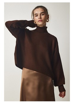 Happiness Istanbul Golf w kolorze brązowym - id: 16307220 - marki Happiness Istanbul - 178256222 Happiness Istanbul Golf w kolorze brązowym ze sklepu Limango Polska w kategorii Swetry damskie - zdjęcie 178256222