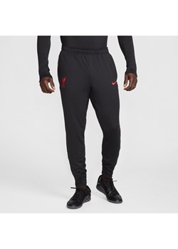 Męskie spodnie piłkarskie z dzianiny Nike Dri-FIT Liverpool F.C. Strike Special Edition - Czerń ze sklepu Nike poland w kategorii Spodnie męskie - zdjęcie 178257641