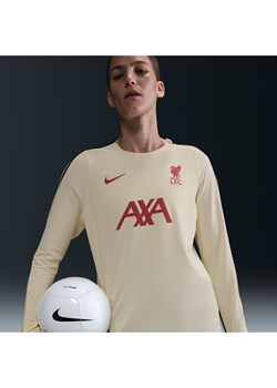 Damska dzianinowa koszulka piłkarska z półokrągłym dekoltem Nike Dri-FIT Liverpool F.C. Strike Special Edition - Biel ze sklepu Nike poland w kategorii Bluzki damskie - zdjęcie 178257644