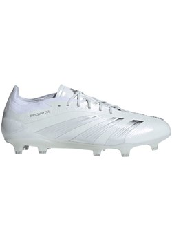 Buty piłkarskie adidas Predator Elite Fg U IE1803 białe ze sklepu ButyModne.pl w kategorii Buty sportowe męskie - zdjęcie 178258182