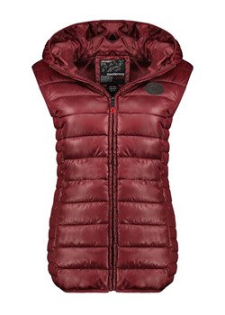 Geographical Norway Kamizelka pikowana &quot;Annecy&quot; w kolorze czerwonym ze sklepu Limango Polska w kategorii Kamizelki damskie - zdjęcie 178259362