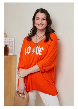 Curvy Lady Bluzka w kolorze pomarańczowym ze sklepu Limango Polska w kategorii Bluzki damskie - zdjęcie 178259592