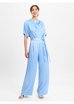 HUGO Kombinezon damski - Kasmina-1 Kobiety Sztuczne włókno jasnoniebieski jednolity ze sklepu vangraaf w kategorii Sukienki - zdjęcie 178261430