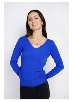 ASSUILI Sweter w kolorze niebieskim ze sklepu Limango Polska w kategorii Swetry damskie - zdjęcie 178271971