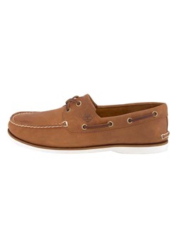 Timberland Skórzane mokasyny &quot;Classic boat 2 Eye&quot; w kolorze jasnobrązowym ze sklepu Limango Polska w kategorii Mokasyny męskie - zdjęcie 178272093