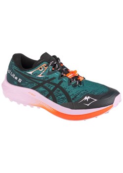 Buty do biegania Asics Fuji Lite 5 1012B690-300 zielone ze sklepu ButyModne.pl w kategorii Buty sportowe damskie - zdjęcie 178274600