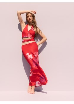 Reserved - Spódnica maxi w kwiatowy wzór - czerwony - id: 288DS-33X - marki Reserved - 178282442 Reserved - Spódnica maxi w kwiatowy wzór - czerwony ze sklepu Reserved w kategorii Spódnice - zdjęcie 178282442