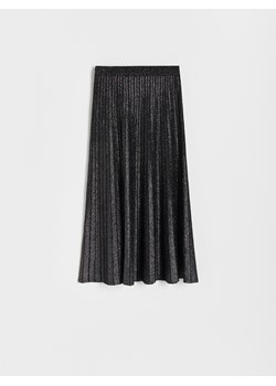 Reserved - Spódniczka z metaliczną nicią - czarny ze sklepu Reserved w kategorii Spódnice - zdjęcie 178289364