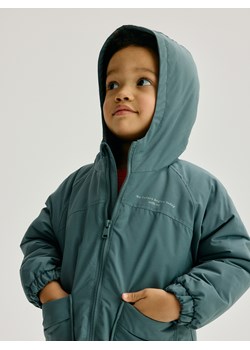 Reserved - Ocieplana kurtka parka z kapturem - granatowy ze sklepu Reserved w kategorii Kurtki chłopięce - zdjęcie 178290230