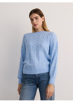 Reserved - Sweter z kimonowym rękawem - jasnoniebieski ze sklepu Reserved w kategorii Swetry damskie - zdjęcie 178291623