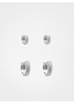 Reserved - Kolczyki 2 pack - srebrny ze sklepu Reserved w kategorii Kolczyki - zdjęcie 178292390