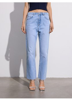 Reserved - Jeansy straight - niebieski ze sklepu Reserved w kategorii Jeansy damskie - zdjęcie 178298532