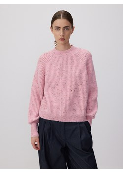 Reserved - Sweter z domieszką wełny - różowy ze sklepu Reserved w kategorii Swetry damskie - zdjęcie 178300752