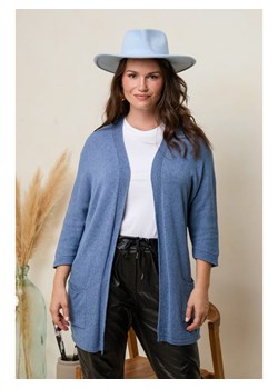 Curvy Lady Kardigan w kolorze niebieskim ze sklepu Limango Polska w kategorii Swetry damskie - zdjęcie 178303892