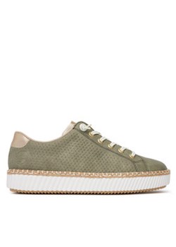 Rieker Sneakersy M2952-52 Khaki ze sklepu MODIVO w kategorii Buty sportowe damskie - zdjęcie 178314900