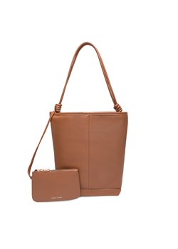 Torebka JENNY MJH-J-016-05 Brązowy ze sklepu eobuwie.pl w kategorii Torby Shopper bag - zdjęcie 178317114