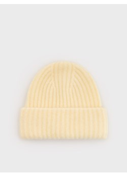 Reserved - Czapka beanie z dodatkiem moheru - złamana biel ze sklepu Reserved w kategorii Czapki zimowe damskie - zdjęcie 178317534