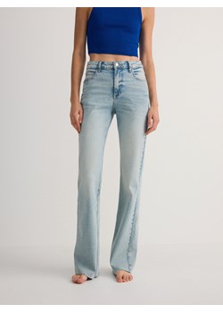 Reserved - Jeansy flare high waist - niebieski ze sklepu Reserved w kategorii Jeansy damskie - zdjęcie 178323114