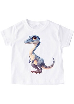 Koszulka z dinozaurem na Dzień Dinozaura - dinozaur68 ze sklepu Time For Fashion w kategorii Bluzki dziewczęce - zdjęcie 178324783