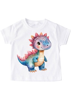 Koszulka z dinozaurem na Dzień Dinozaura - dinozaur75 ze sklepu Time For Fashion w kategorii Bluzki dziewczęce - zdjęcie 178324790