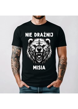 Fajna męska koszulka na prezent - NIE DRAŻNIJ MISIA ze sklepu Time For Fashion w kategorii T-shirty męskie - zdjęcie 178324814