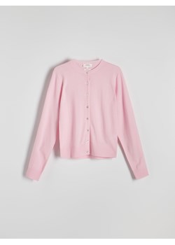 Reserved - Kardigan z wełny - różowy ze sklepu Reserved w kategorii Swetry damskie - zdjęcie 178324914