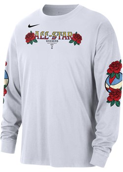 Męski T-shirt z długim rękawem Nike NBA Max90 All-Star Weekend 2025 - Biel ze sklepu Nike poland w kategorii T-shirty męskie - zdjęcie 178325161