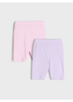 Sinsay - Szorty 2 pack - wielobarwny - id: 475EJ-MLC - marki Sinsay - 178326490 Sinsay - Szorty 2 pack - wielobarwny ze sklepu Sinsay w kategorii Spodenki dziewczęce - zdjęcie 178326490