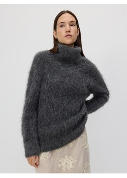 Reserved - Miękki sweter z wełną - ciemnoszary ze sklepu Reserved w kategorii Swetry damskie - zdjęcie 178327172