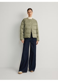 Reserved - Pikowana kurtka - jasny zielony ze sklepu Reserved w kategorii Kurtki damskie - zdjęcie 178327570
