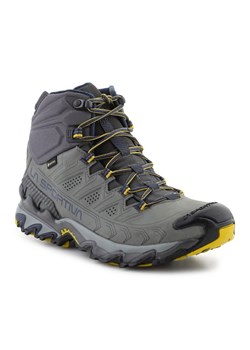 Buty La Sportiva Ultra Raptor Ii Leather Gtx Clay 34J909629 szare ze sklepu ButyModne.pl w kategorii Buty trekkingowe dziecięce - zdjęcie 178330420