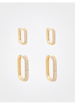 Reserved - Wiszące kolczyki 2 pack - złoty ze sklepu Reserved w kategorii Kolczyki - zdjęcie 178330960