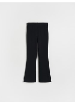 Reserved - Ocieplane spodnie flare - czarny ze sklepu Reserved w kategorii Spodnie dziewczęce - zdjęcie 178331114