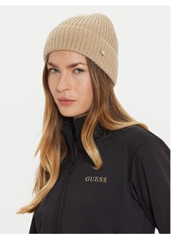 Guess Czapka AW5236 WOL01 Beżowy ze sklepu MODIVO w kategorii Czapki zimowe damskie - zdjęcie 178333403