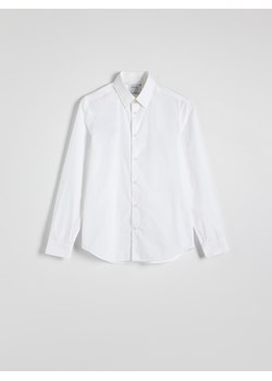Reserved - Koszula slim z bawełny egipskiej - biały ze sklepu Reserved w kategorii Koszule męskie - zdjęcie 178335400