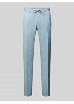 Spodnie do garnituru o kroju slim fit w kant model ‘SPARTAFLEX’ ze sklepu Peek&Cloppenburg  w kategorii Spodnie męskie - zdjęcie 178339254