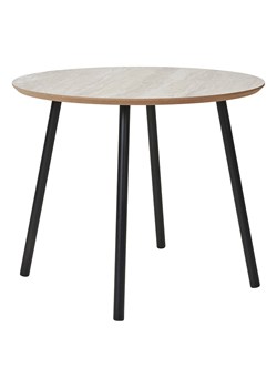 House Nordic Stolik &quot;Aalst&quot; w kolorze beżowo-czarnym - wys. 45 x Ø 55 cm ze sklepu Limango Polska w kategorii Stoliki kawowe - zdjęcie 178340871
