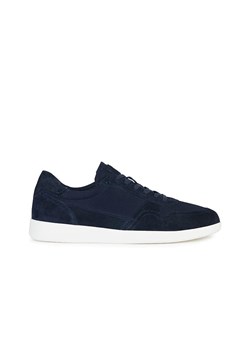 Geox Skórzane sneakersy &quot;Kennet&quot; w kolorze granatowym ze sklepu Limango Polska w kategorii Buty sportowe męskie - zdjęcie 178341412