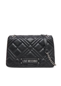 LOVE MOSCHINO Torebka JC4153PP1MLA000B Czarny ze sklepu MODIVO w kategorii Kopertówki - zdjęcie 178342543