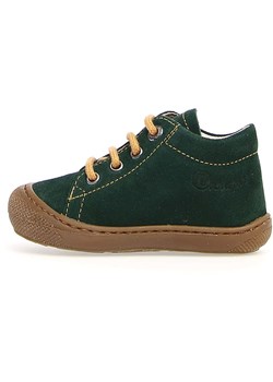 Naturino Skórzane sneakersy &quot;Cocoon&quot; w kolorze zielonym do nauki chodzenia ze sklepu Limango Polska w kategorii Buty zimowe dziecięce - zdjęcie 178343122