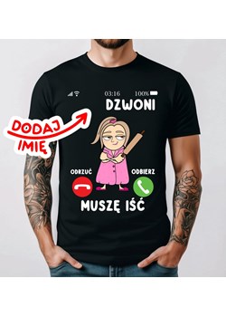 Koszulka dla męża na walentynki z imieniem żony/dziewczyny/narzeczonej - blondynka ze sklepu Time For Fashion w kategorii T-shirty męskie - zdjęcie 178344453