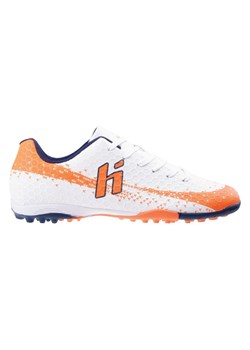 Huari Buty piłkarskie Turfy Recoleti Tf biało-pomarańczowe białe ze sklepu ButyModne.pl w kategorii Buty sportowe męskie - zdjęcie 178346490