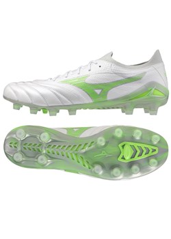 Buty Mizuno Morelia Neo Iv Beta Elite Fg P1GA254237 biało-zielone białe ze sklepu ButyModne.pl w kategorii Buty sportowe męskie - zdjęcie 178346522