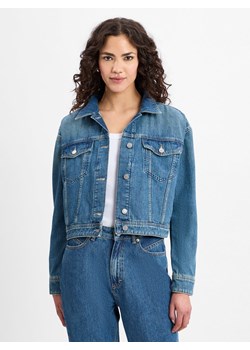 BOSS Orange Damska kurtka dżinsowa - Trucker Kobiety medium stone jednolity ze sklepu vangraaf w kategorii Kurtki damskie - zdjęcie 178349110